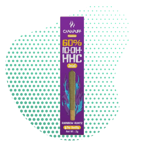 10OH_HHC_joint_premium_canapuff_rainbow_runtz 10-OH-HHC-Rainbow Runtz 60% | Joint 2g