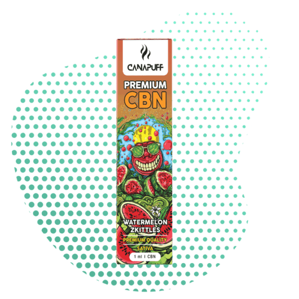 Canapuff Premium CBN Watermelon Zkittles 1ml Sativa