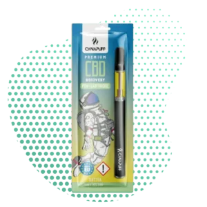 Stylo + Cartouche CBD 95% Recovery – Canapuff | Récupération, Pureté & Détente Instantanée