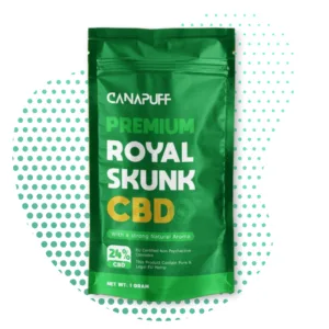 Sachet Canapuff Premium Royal Skunk CBD 24% fleurs de chanvre