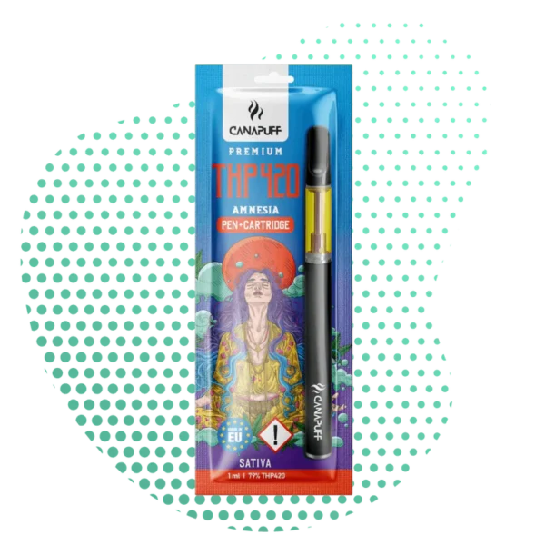 pen_and_catridge_hhca_canapuff_amnesia CANAPUFF PREMIUM THP420 Amnesia Sativa Pen et Cartouche 1ml 79%