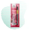 Canapuff THP420 Black Cherry Fizz Pen+Cartridge Sativa 1ml, featuring a sleek black vape pen with a yellow liquid cartridge in pink premium packaging.