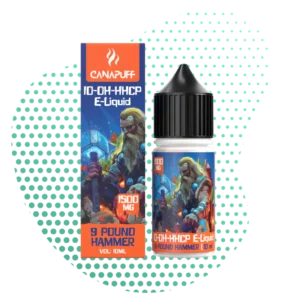 10_oh_hhcp_E_liquid_vape_canapuff_9_pound_hammer Cannabinoïdes Légaux