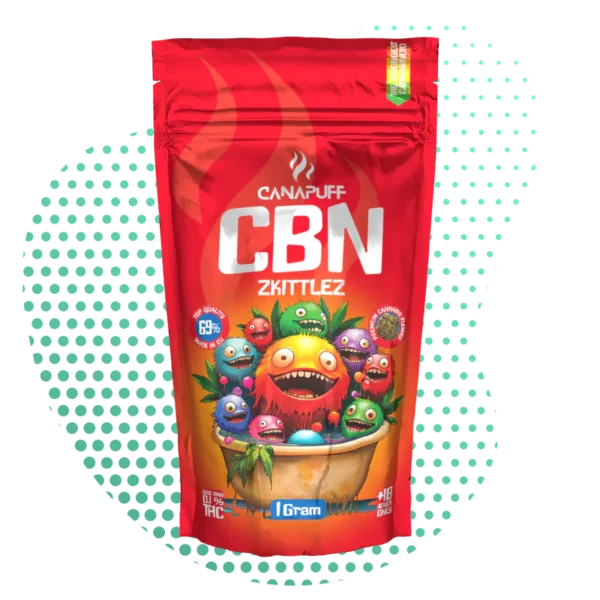 canapuff_cbn_zkittlez fleurs de CBN, par gramme
