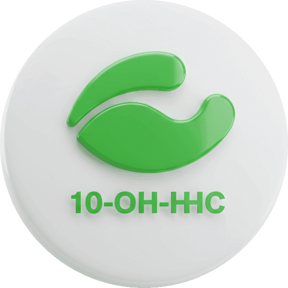 Badge iconique pour le 10-OH-HHC