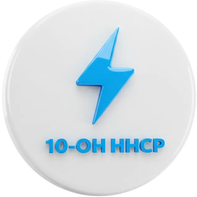 Le 10-OH-HHCP, pour une experience et une puissance accrues. Badge iconique pour le 10-OH-HHCP, très puissant