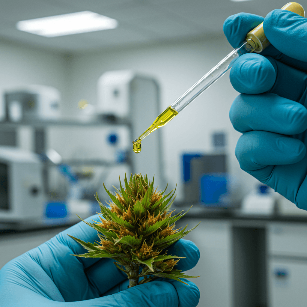 Zoom sur un certificat d'analyse pour un produit THP 420, gage de qualité et de transparence.