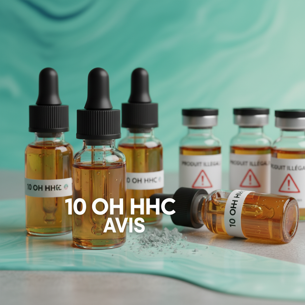 Structure chimique 10-OH-HHC vs HHC
