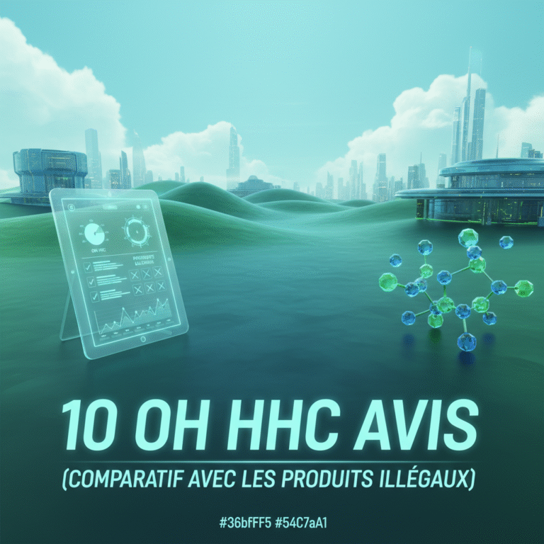 Image d'en-tête : Avis sur le 10-OH-HHC et comparatif avec les produits illégaux