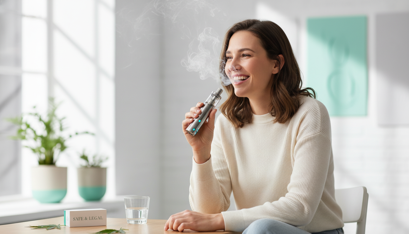 Consommateur CannaLegal appréciant le 10-OH-HHC