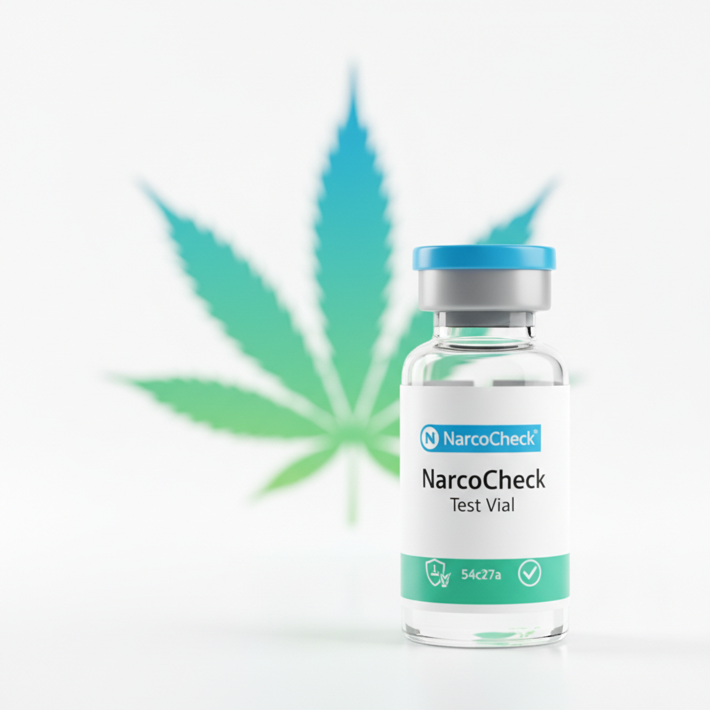 Produits de test NarcoCheck pour la détection de THC, assurant la conformité et la sécurité.