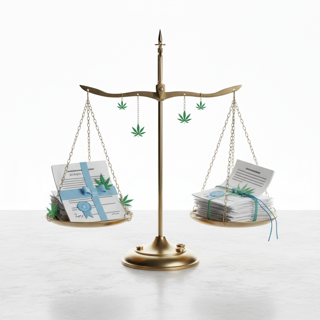 Représentation des lois et réglementations concernant les cannabinoïdes