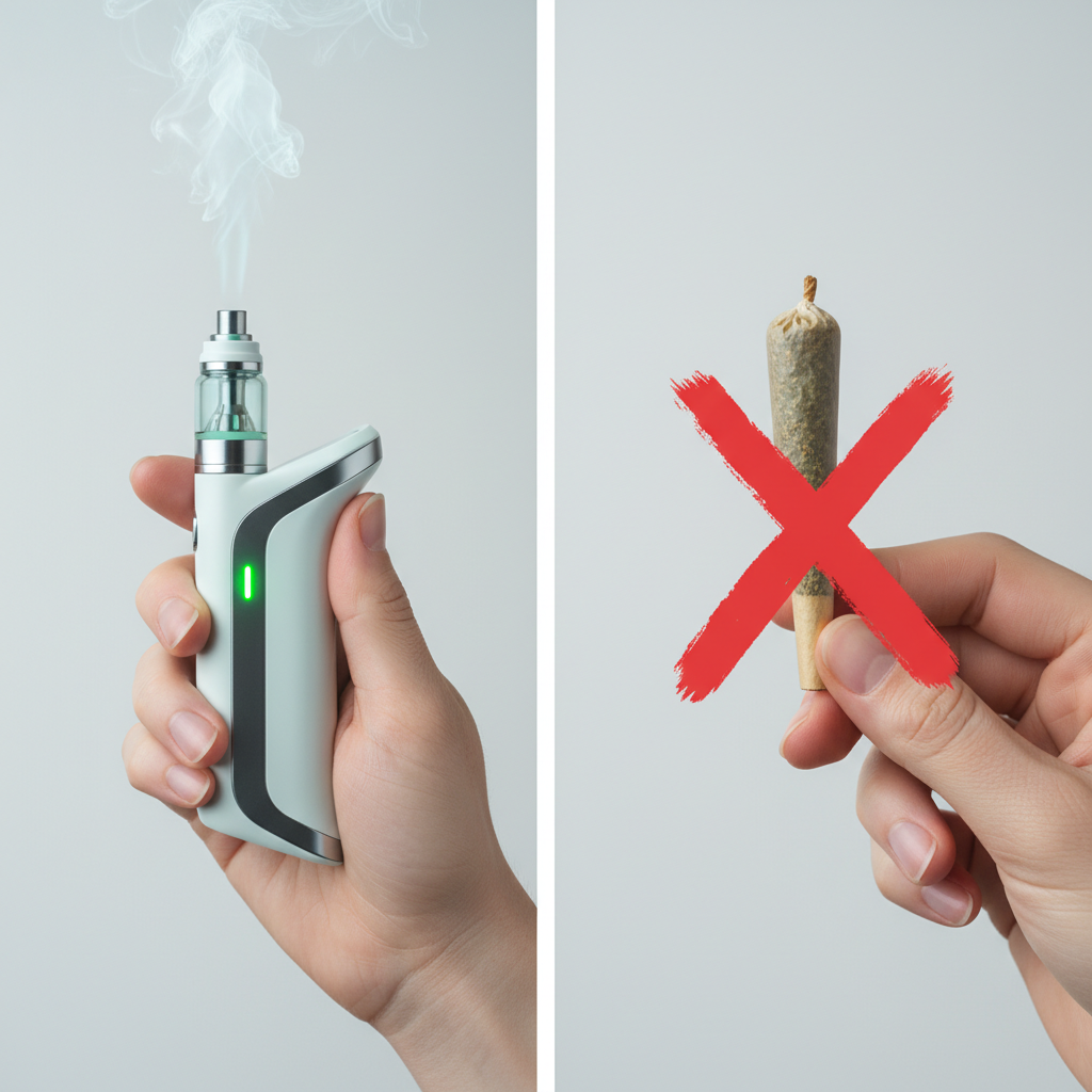Vaporisation médicale vs Combustion