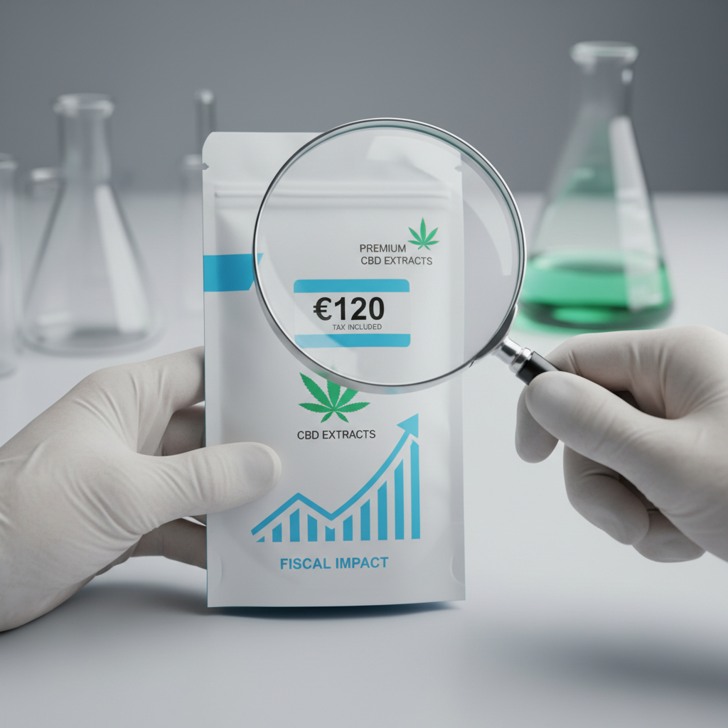 Fleurs premium et Taxe CBD PLF 2026