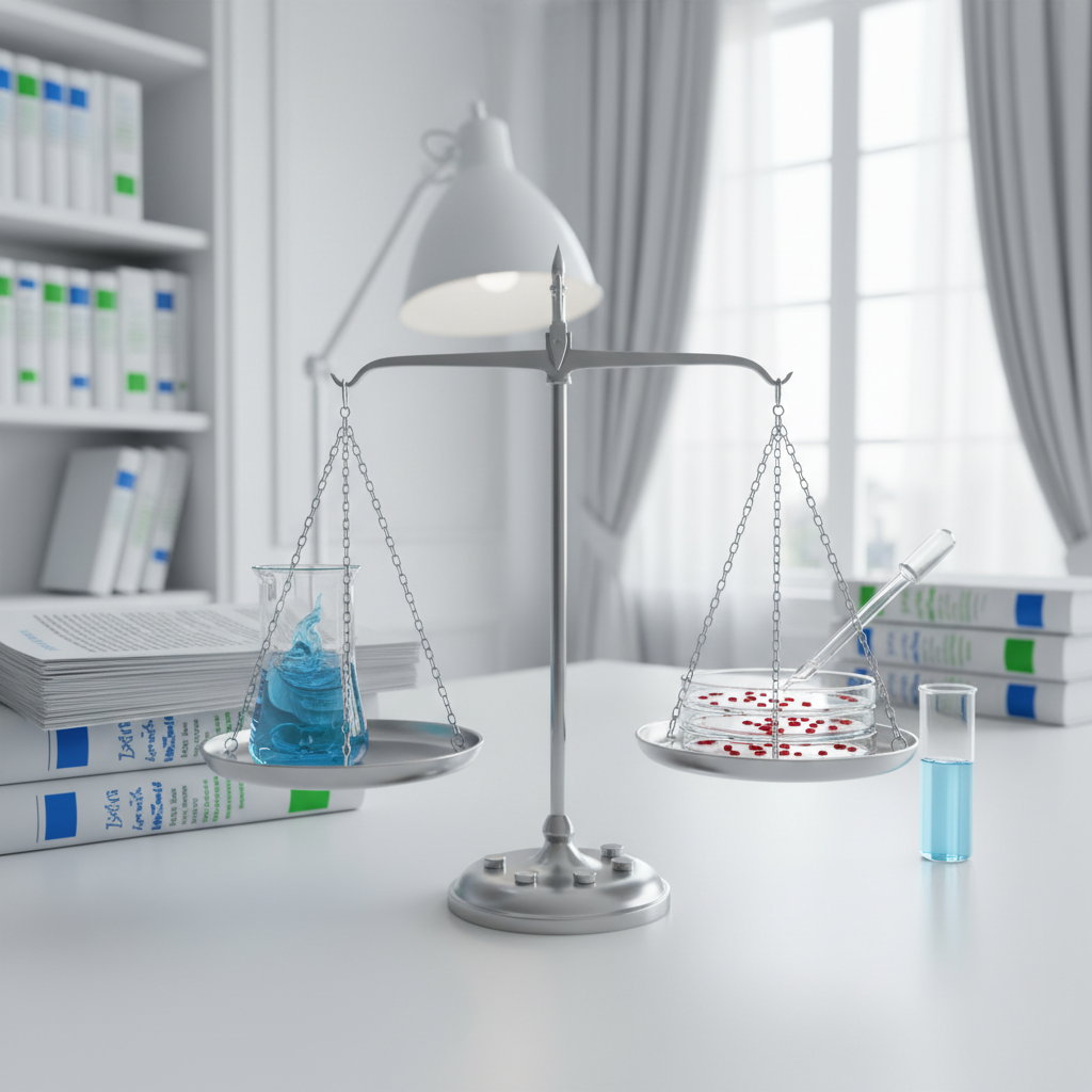 Une image de balance de justice avec des documents juridiques ouverts.