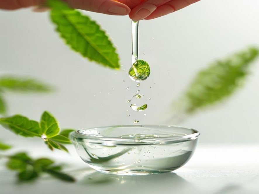 Huile CBD Dosage Débutant : Le Guide Essentiel pour une Euphorie Légale et Maîtrisée, une goutte précise sur une cuillère